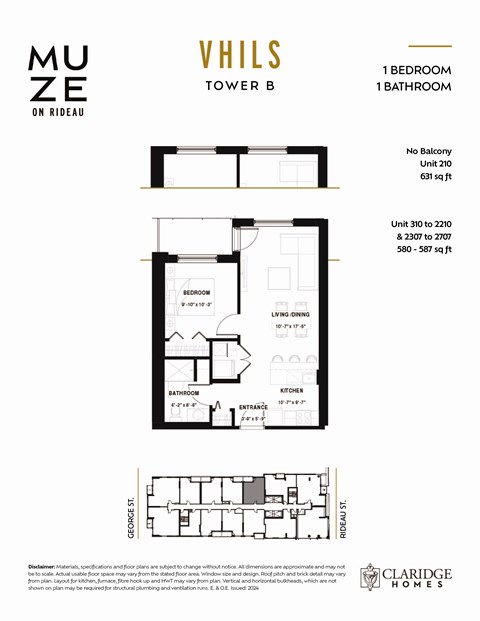 1 bedroom rental suite